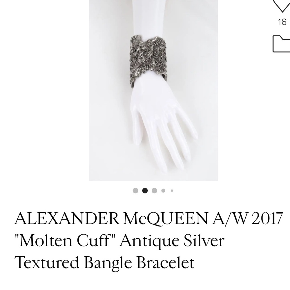 Alexander McQueen Cuff Bracelet - Picture 6 of 15